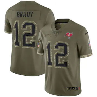 mens nike tom brady olive tampa bay buccaneers 2022 salute 